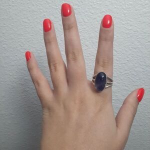 GEMSTUDIO silver amethyst ring